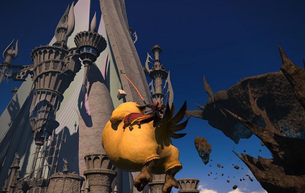 flying fat chocobo